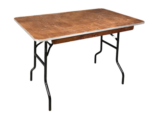 Banketttische mit 120 cm Länge, klappbar mit Holzplatte – vielseitig einsetzbar bei Events, Buffets, Kinderbereichen & Tagungen