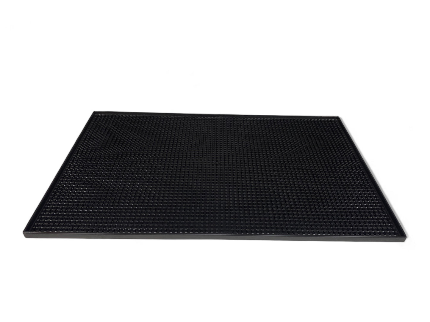 Rutschfeste Barmatte aus schwarzem Gummi, 30 x 45 cm, ideal für professionelle Bars.