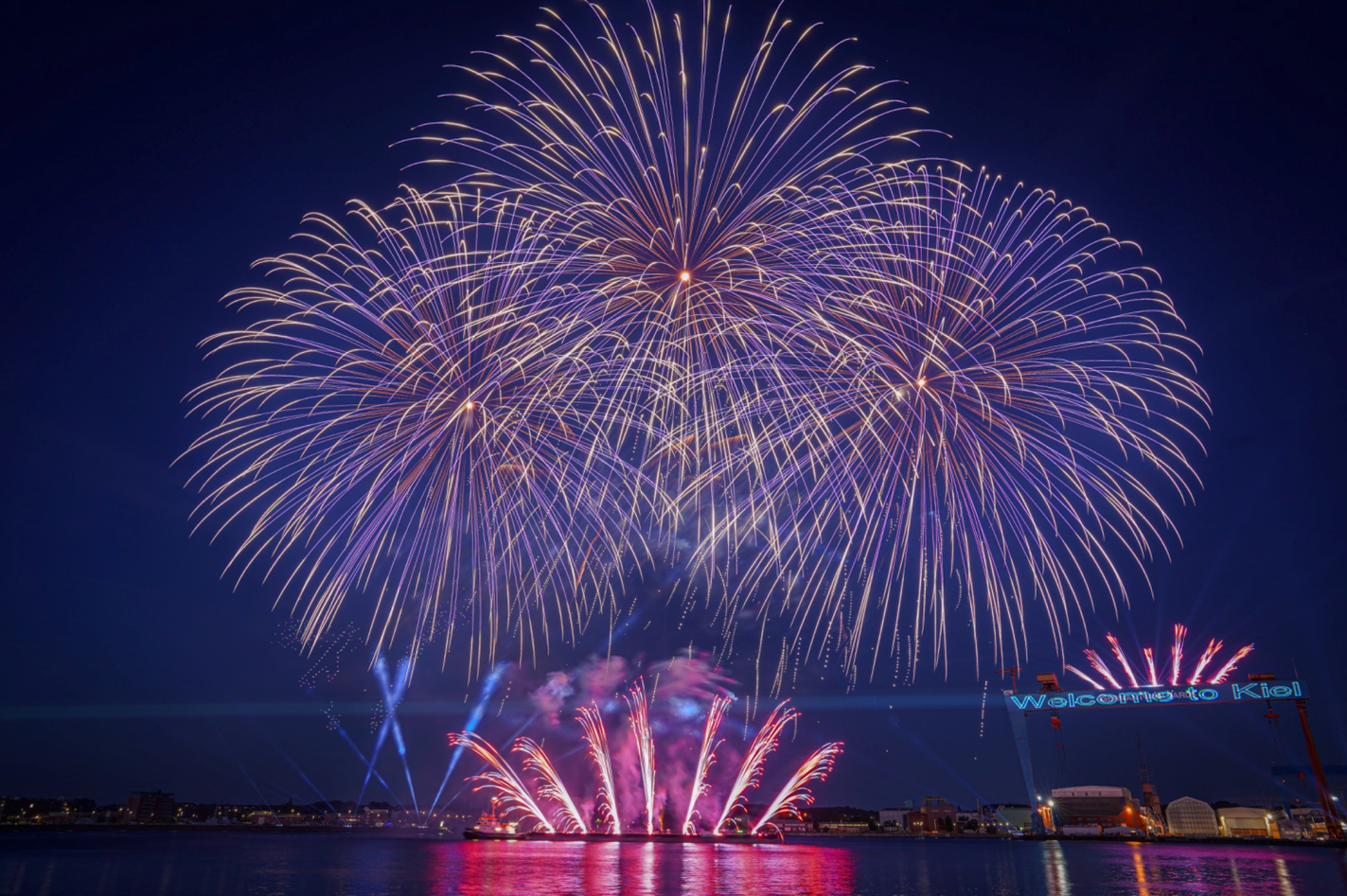 Spektakuläres Höhenfeuerwerk von Sommer Pyrotechnik – unvergessliches Highlight am Abend
