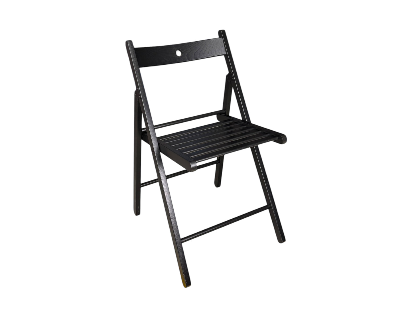 Schwarze Holz-Klappstühle mieten – ideal für Trauerfeiern & Events