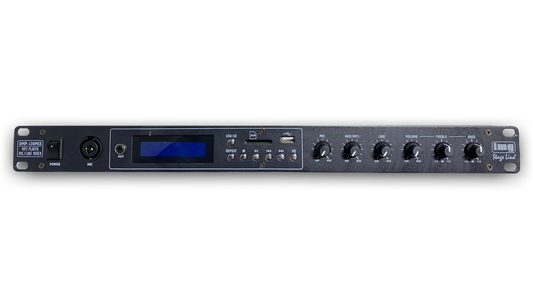 Mikrofon-Line-Mischpult und MP3 Spieler