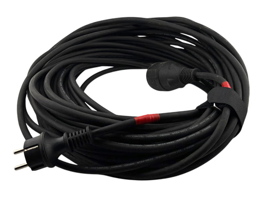 25 m Verlängerungskabel für den Außenbereich – robustes 230V-Kabel für Events, Bühnen, Lichttechnik & Catering.