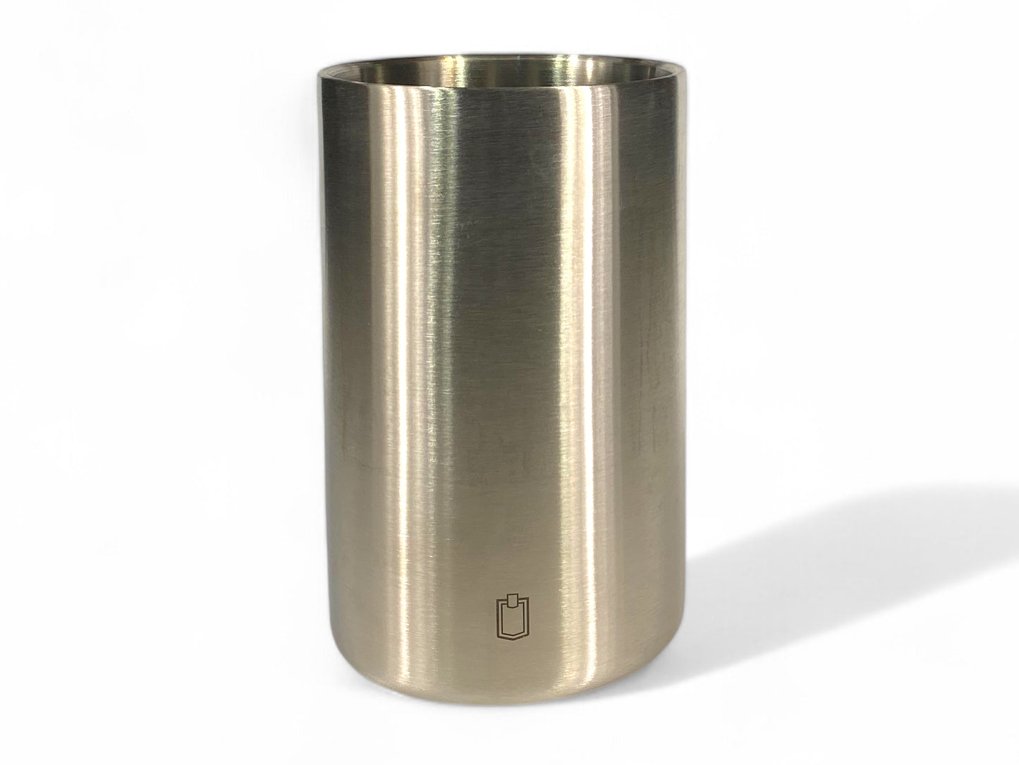 Eleganter Weinkühler aus Edelstahl, ideal für stilvolle Events und Feiern.