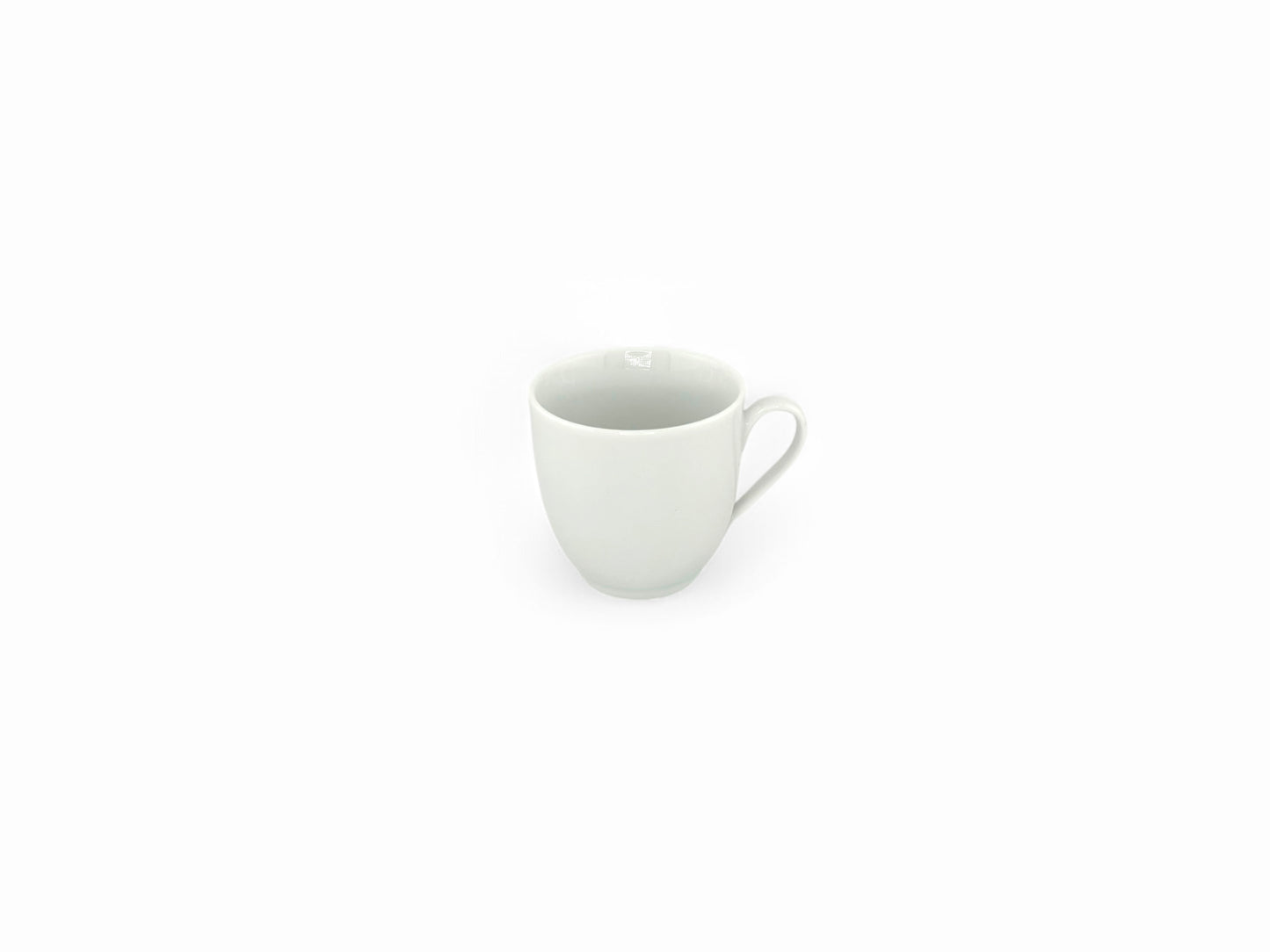 Classic Espressotassen aus weißem Porzellan, Fassungsvermögen 100 ml – ideal für stilvolle Kaffeetafeln und Events in Schleswig-Holstein.