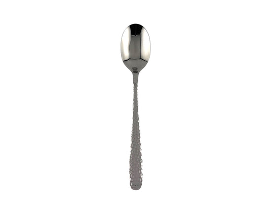 Menülöffel Edelstahl mit Hammerschlag-Optik – mieten für Hochzeiten, Galas & elegante Events.