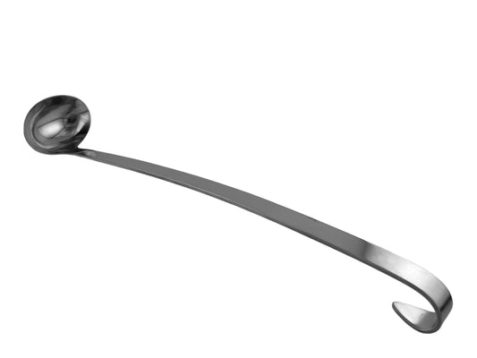 Saucekelle aus Edelstahl, 34 cm lang – ideal zum Servieren von Saucen, Suppen oder Dressings bei Buffets und Caterings.

