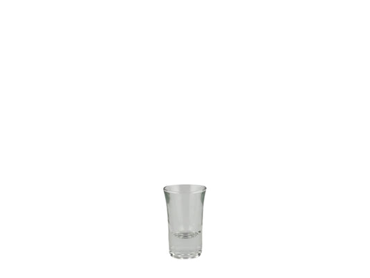Schnapsglas 2 cl mit Eichmaß, ca. 6 cm hoch – klassisches Glas für Schnaps und Likör bei Hochzeiten und Events