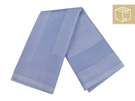 Stoffserviette Hellblau 50x50 cm, elegant gefaltet – mieten für Hochzeiten, Taufen & maritime Events deutschlandweit mit Versand.