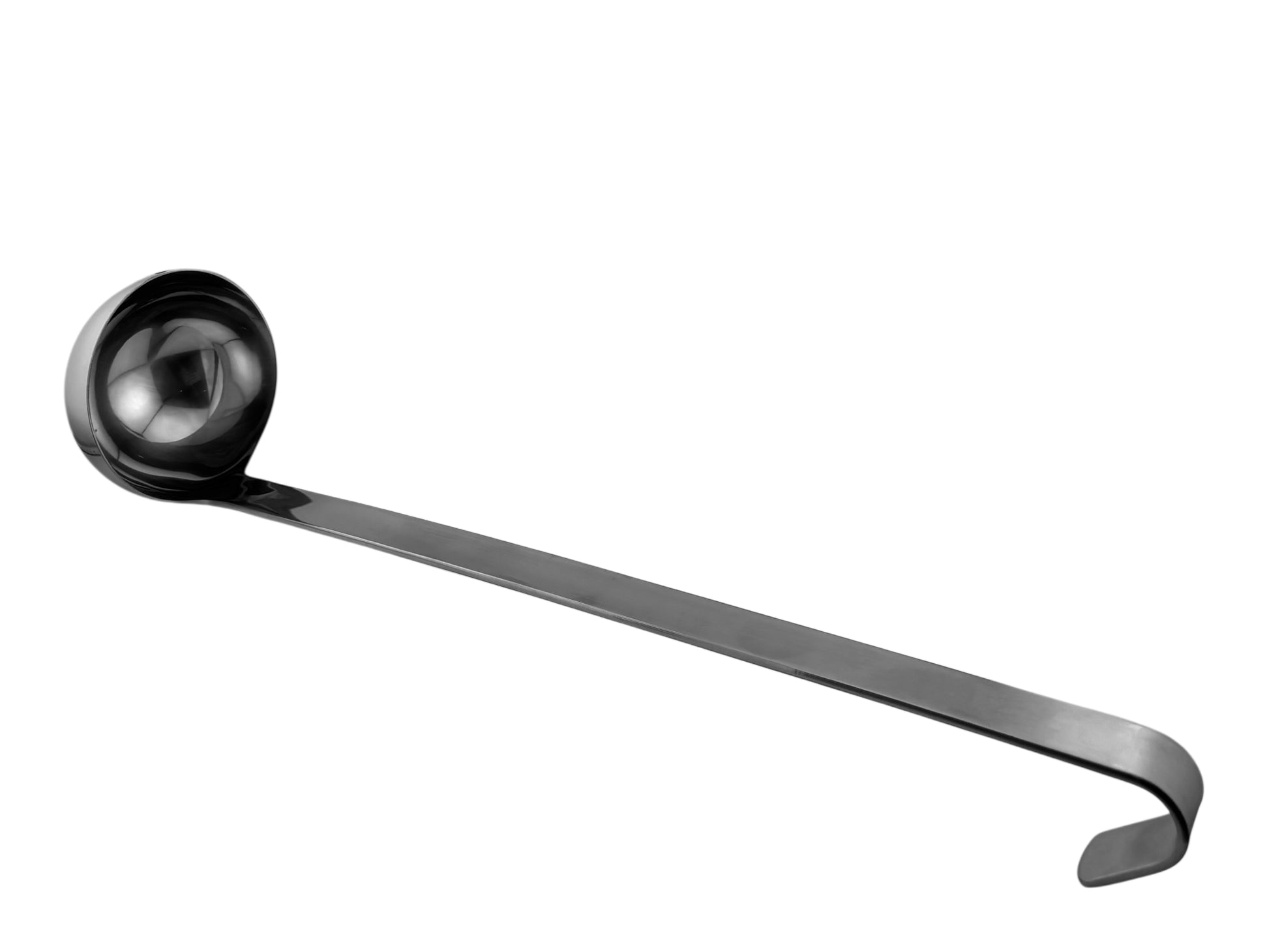Suppenkelle aus Edelstahl mit Ø 8 cm und 0,13 l Volumen – ideal zum Servieren von Suppen, Eintöpfen oder Saucen bei Buffets und Caterings.