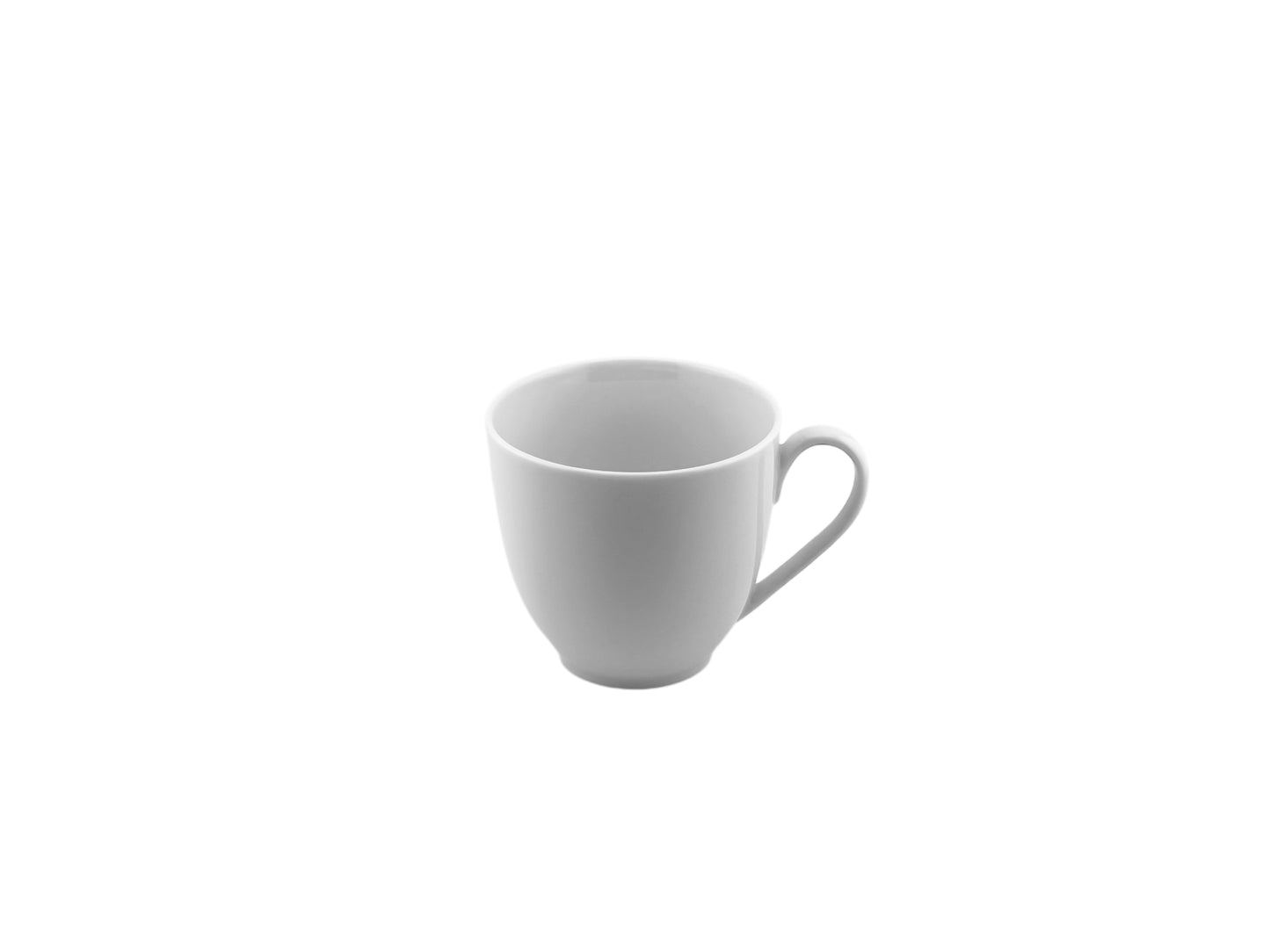 Kaffeetasse aus Porzellan mit 200 ml Fassungsvermögen ohne Untertasse aus dem Geschirrverleih