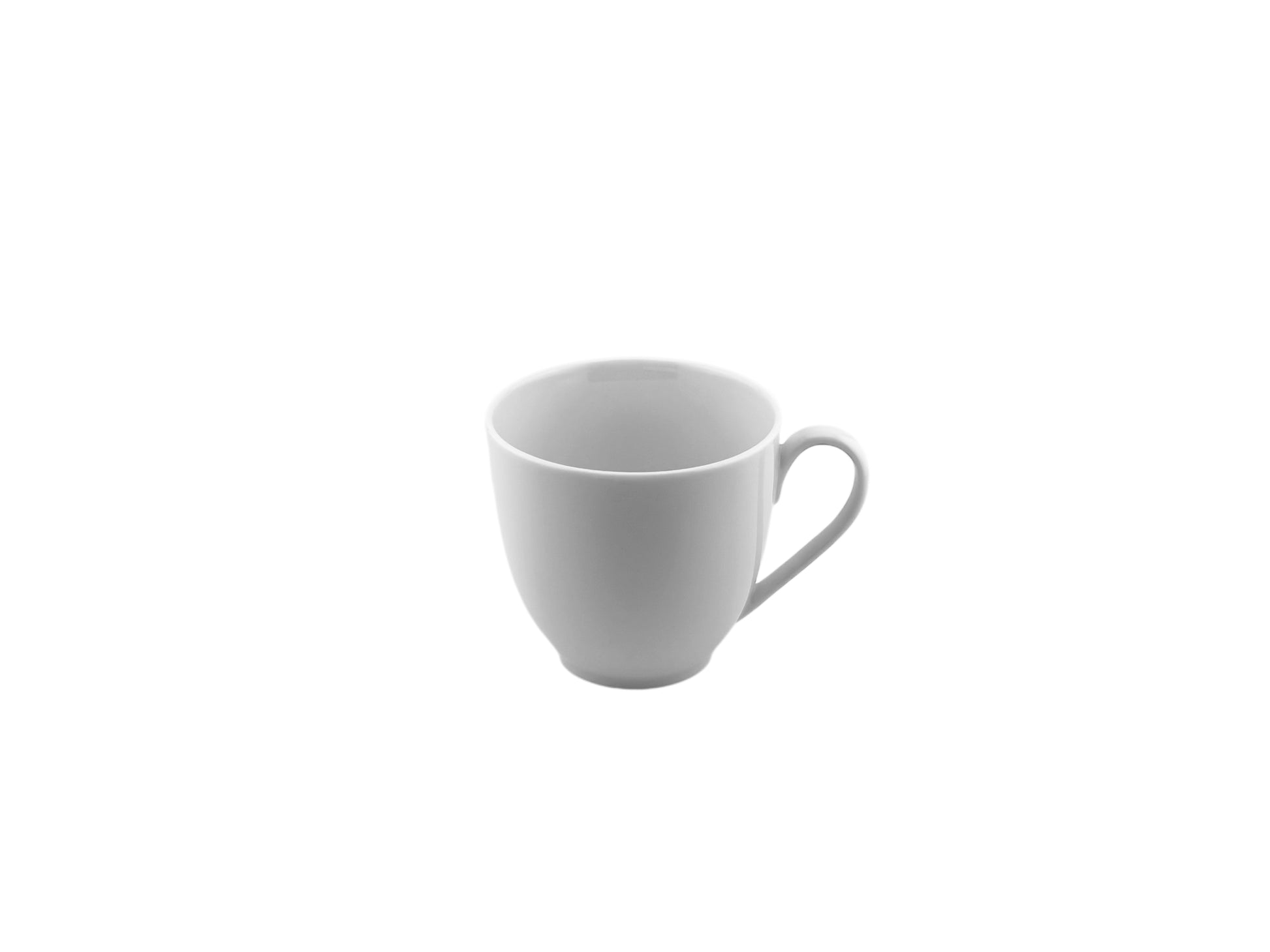Kaffeetasse aus Porzellan mit 200 ml Fassungsvermögen ohne Untertasse aus dem Geschirrverleih